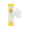 Clepsidra 3 minute, ø20×60 mm, Everestus, 20FEB7324, Plastic, Galben, Transparent
