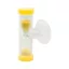 Clepsidra 3 minute, ø20×60 mm, Everestus, 20FEB7324, Plastic, Galben, Transparent