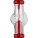 Clepsidra 3 minute, ø20×60 mm, Everestus, 20FEB7322, Plastic, Rosu, Transparent