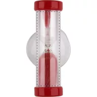   Clepsidra 3 minute, ø20×60 mm, Everestus, 20FEB7322, Plastic, Rosu, Transparent