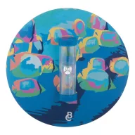   Clepsidra 3 minute, ø20×60 mm, Everestus, 20FEB7320, Plastic, Albastru, Transparent