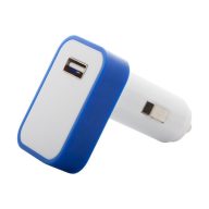   Usb car charger, 45×31×13 mm, Everestus, 20FEB10078, Plastic, Albastru, Alb