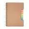 Agenda, 135×177×8 mm, Everestus, 20FEB10310, Hartie reciclata, Natur