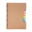 Agenda, 135×177×8 mm, Everestus, 20FEB10310, Hartie reciclata, Natur