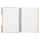 Agenda, 135×177×8 mm, Everestus, 20FEB10310, Hartie reciclata, Natur