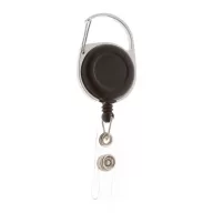   Pass holder, 50×35×1 mm, Everestus, 20FEB3301, Metal, Plastic, Negru