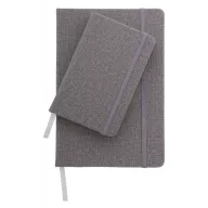   Agenda A5, dictando, 210×140×15 mm, Everestus, 20FEB10173, Hartie, Piele ecologica, Gri
