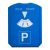 Parking card, 118×160 mm, Everestus, 20FEB13456, Plastic, Albastru