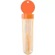   Bubble blower, 30 ml, ø28×127 mm, Everestus, 20FEB2928, Polietilena, Polipropilena, Portocaliu