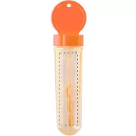   Bubble blower, 30 ml, ø28×127 mm, Everestus, 20FEB2928, Polietilena, Polipropilena, Portocaliu