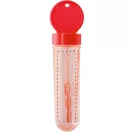 Bubble blower, 30 ml, ø28×127 mm, Everestus, 20FEB2930, Polietilena, Polipropilena, Rosu