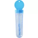 Bubble blower, 30 ml, ø28×127 mm, Everestus, 20FEB2926, Polietilena, Polipropilena, Albastru