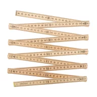   Metru pliabil 2M, Everestus, 21OCT0363, 235 x 30 x 16 mm, Lemn, Natur