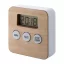 Timer de bucatarie, Everestus, 22FEB0113, 60x60x16 mm, Bambus, Natur