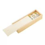 Joc domino, 2402E18890, Everestus, 146x50x30 mm, Lemn, Natur