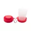 Pahar pliabil 220 ml, 2402E18458, Everestus, ø68x106 mm, Polipropilena, Metal, Rosu