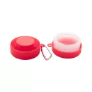 Pahar pliabil 220 ml, 2402E18458, Everestus, ø68x106 mm, Polipropilena, Metal, Rosu