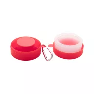   Pahar pliabil 220 ml, 2402E18458, Everestus, ø68x106 mm, Polipropilena, Metal, Rosu