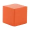 Cub antistres, 2410E24684, Everestus, 45 x 45 x 45 mm, Poliuretan, Portocaliu