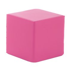   Cub antistres, 2410E24686, Everestus, 45 x 45 x 45 mm, Poliuretan, Roz