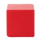 Cub antistres, 2410E24685, Everestus, 45 x 45 x 45 mm, Poliuretan, Rosu