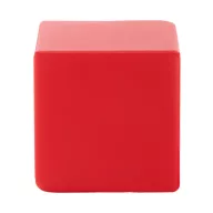   Cub antistres, 2410E24685, Everestus, 45 x 45 x 45 mm, Poliuretan, Rosu