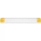 Suport tubular pentru pix, 150×20 mm, Everestus, 20FEB7392, Plastic, Galben, Transparent