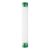 Suport tubular pentru pix, 150×20 mm, Everestus, 20FEB7388, Plastic, Verde, Transparent
