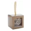 Glob de Craciun, 2401E16786, Everestus, 77x77x77 mm, Carton, Auriu, Alb