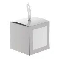  Glob brad Craciun, 2410E25423, Everestus, 77 x 77 x 77 mm, Poliuretan, Argintiu