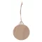 Ornament brad Craciun, 2410E25432, Everestus, 66 x 80 x 2 mm, Lemn, Natur