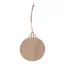 Ornament brad Craciun, 2410E25432, Everestus, 66 x 80 x 2 mm, Lemn, Natur