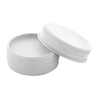   Balsam de buze, 2410E22951, Everestus, ø41 x 17 mm, Aluminiu, Alb