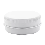   Balsam de buze, 2410E22951, Everestus, ø41 x 17 mm, Aluminiu, Alb