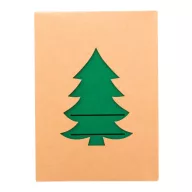   Set 4 suporturi de tacamuri cu design de Craciun, 2410E25437, Everestus, 160 x 220 x 10 mm, Pasla, Verde