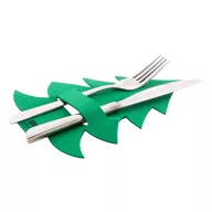   Set 4 suporturi de tacamuri cu design de Craciun, 2410E25437, Everestus, 160 x 220 x 10 mm, Pasla, Verde