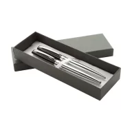   Set 2 instrumente de scris, 175×60×25 mm, Everestus, 20FEB11370, Metal, Argintiu, Negru