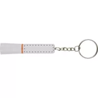   Breloc cu mini lanterna, ø11×75 mm, Everestus, 20FEB9559, Plastic, Alb, Portocaliu