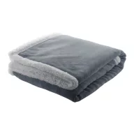   Patura dublu strat, 200 grame/mp, 1200×1500 mm, Everestus, 20FEB12217, Polar fleece, Gri, Alb