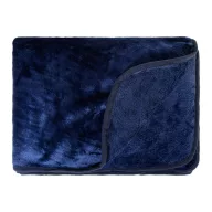   Patura si perna de calatorie 2-in-1, Everestus, 2610E18287, 245x340 mm, Poliester, Albastru Dark