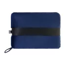 Patura si perna de calatorie 2-in-1, Everestus, 2610E18287, 245x340 mm, Poliester, Albastru Dark