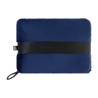   Patura si perna de calatorie 2-in-1, Everestus, 2610E18287, 245x340 mm, Poliester, Albastru Dark