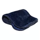 Patura si perna de calatorie 2-in-1, Everestus, 2610E18287, 245x340 mm, Poliester, Albastru Dark
