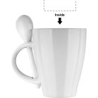 Cana, 300 ml, 86 x 106 mm, Everestus, 20FEB4974, Ceramica, Alb