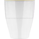 Cana, 300 ml, 86 x 106 mm, Everestus, 20FEB4975, Ceramica, Galben, Alb