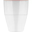 Cana, 300 ml, 86 x 106 mm, Everestus, 20FEB4973, Ceramica, Portocaliu, Alb