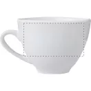Set 2 cani espresso cu farfurioara, 90 ml, 120×125×95 mm, Everestus, 20FEB4927, Ceramica, Alb