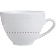   Set 2 cani Cappuccino cu farfurioara, 150 ml, 155×158×109 mm, Everestus, 20FEB4979, Ceramica, Alb