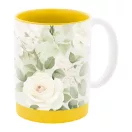 Cana 300 ml, 2410E25605, Everestus, ø80 x 100 mm, Ceramica, Galben