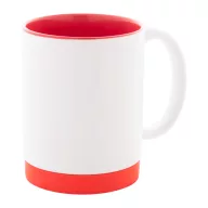   Cana 300 ml, 2410E25604, Everestus, ø80 x 100 mm, Ceramica, Rosu